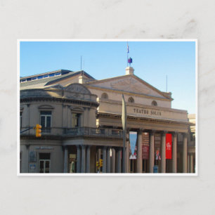 teatro solís montevideo vykort