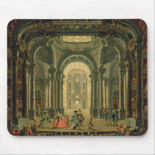 Teatroen Reale i Turin (olja på kanfas) Musmatta