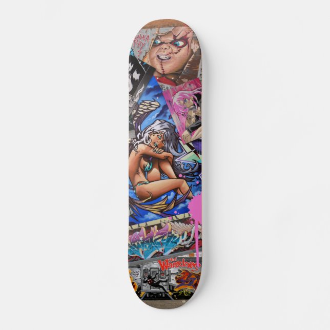 teazertriptych 3 skateboard bräda 19,5 cm (Framsida)