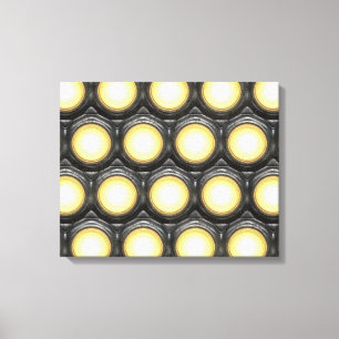 Tec Ljus 1 Wrapped Canvas