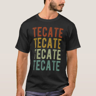 Tecate City Mexico Retro T Shirt