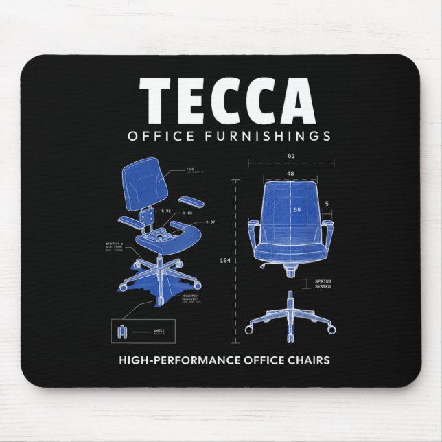 Tecca Office Furnishings - High Performance Office Musmatta (Framsidan)