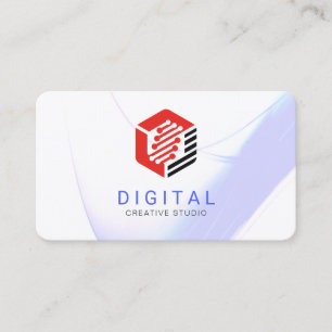 Tech AI Digital Network-logotyp Visitkort