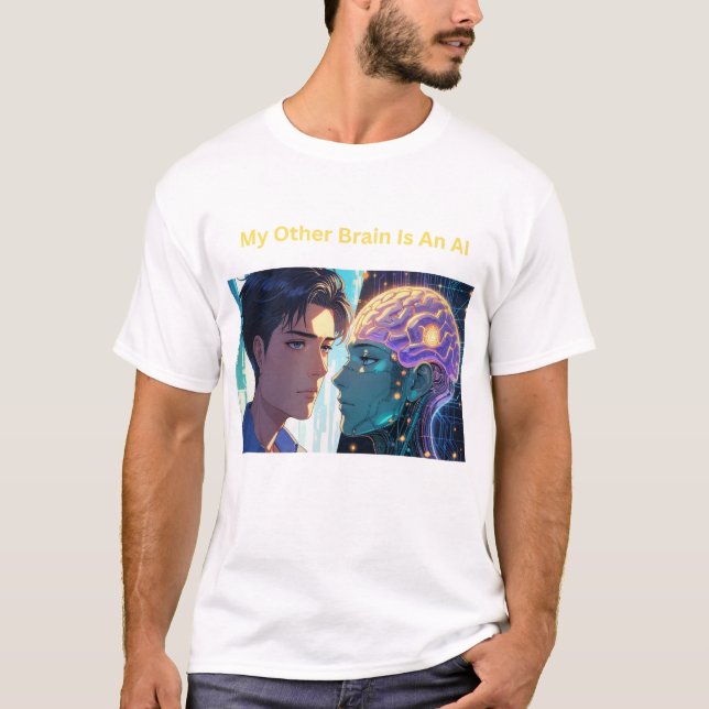 Tech & AI Lover T-Shirt (Framsida)