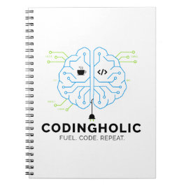 Tech Brain Coding Notebook for Programmers Anteckningsbok