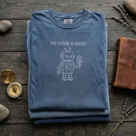 Tech Citat Robot Framtid Unisex Tröja