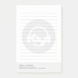 Tech + Dsipatch Call Center | Minimal Style Post-it Block
