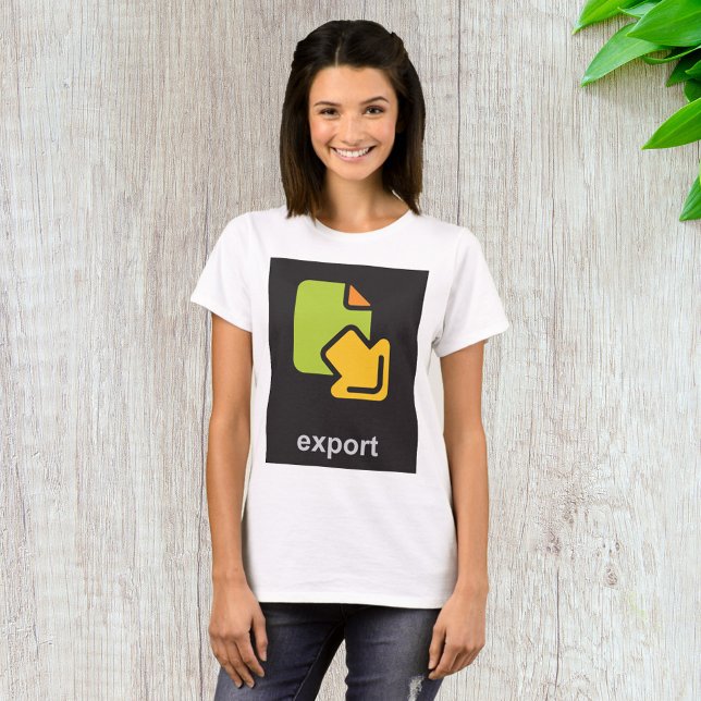 Tech Export-ikon Digital datafil T Shirt (Skapare uppladdad)