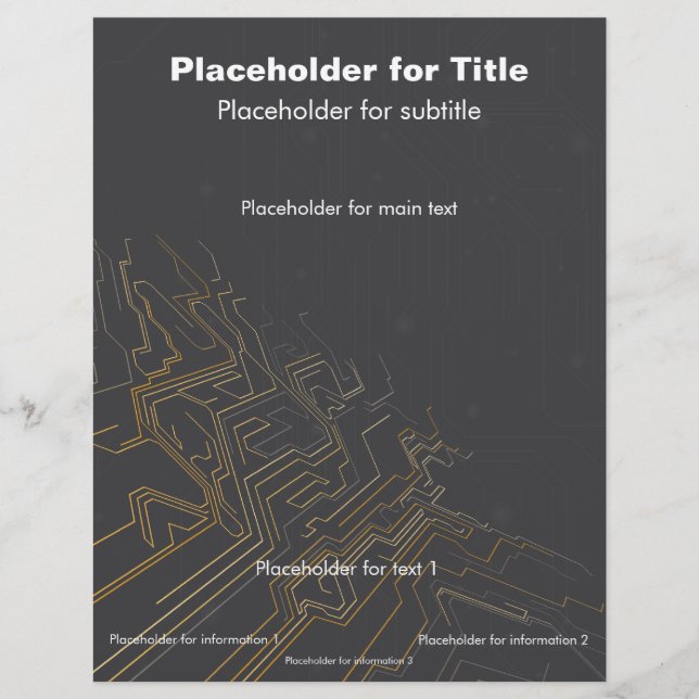 Tech Flyer "Digital Age" (Framsidan)