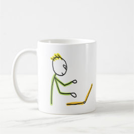 Tech Guy Stickman Kaffemugg