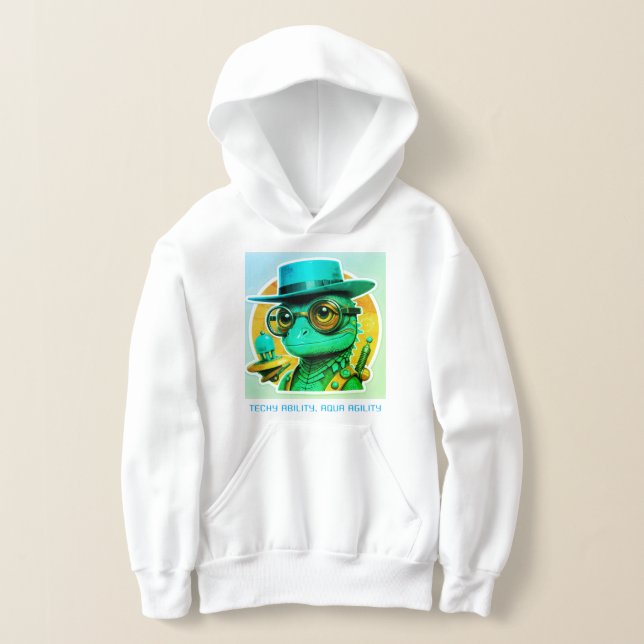 Tech Lizard Lunge Unisex T-Shirts (Laydown)