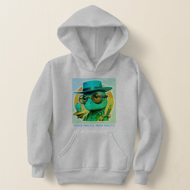 Tech Lizard Lunge Unisex T-Shirts (Laydown)