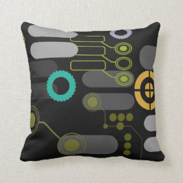 Tech Pillow (på svart) Kudde