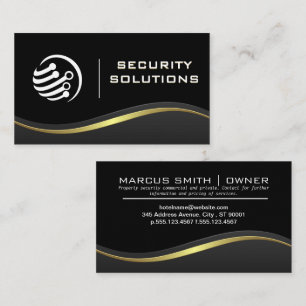 Tech Security Logotyp Visitkort