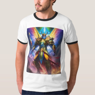 "Tech Seraph: where Digital Warriors Unite" T Shirt