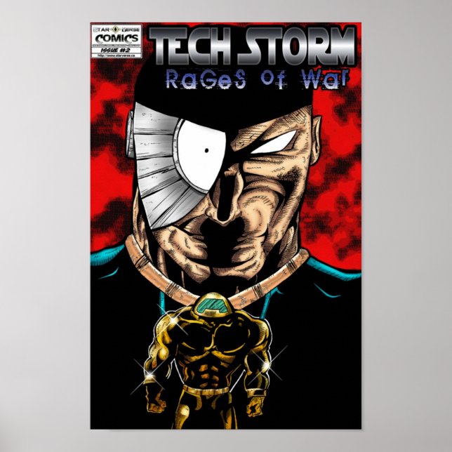 TECH STORM: Årer av Krig #2 (av 2) Poster (Framsidan)