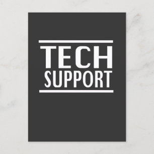 Tech Support Doge Government Trump Humor Helg Vykort
