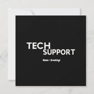 Tech Support Humor Funny Geeky-presenter för Ingen Inbjudningar