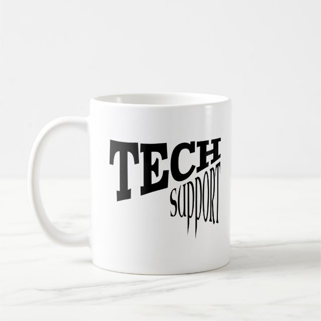 Tech Support IT Guy Computer Software Developer Kaffemugg (Vänster)
