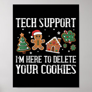 Tech Suprt jag är här för att ta bort din Cookies Poster