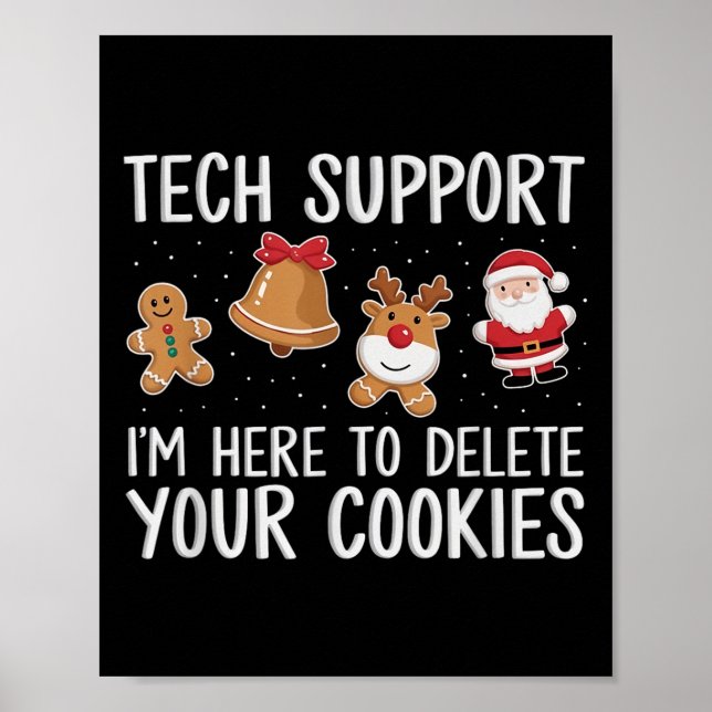 Tech Suprt jag är här för att ta bort din Cookies  Poster (Framsidan)
