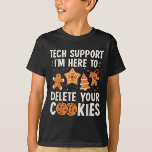 Tech Suprt jul Cookies Women Manar Funny Chris T Shirt