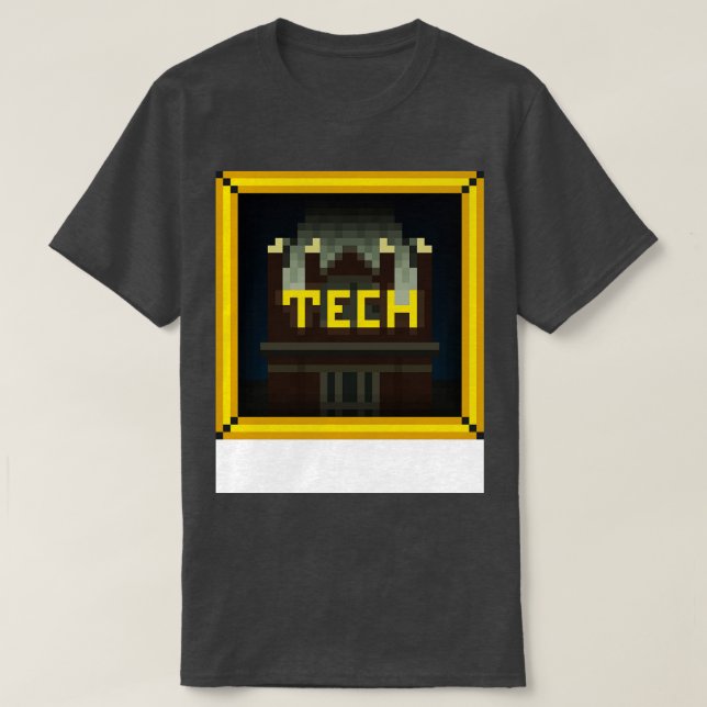 Tech Torn GULD GRÄNS TShirt T Shirt (Design framsida)
