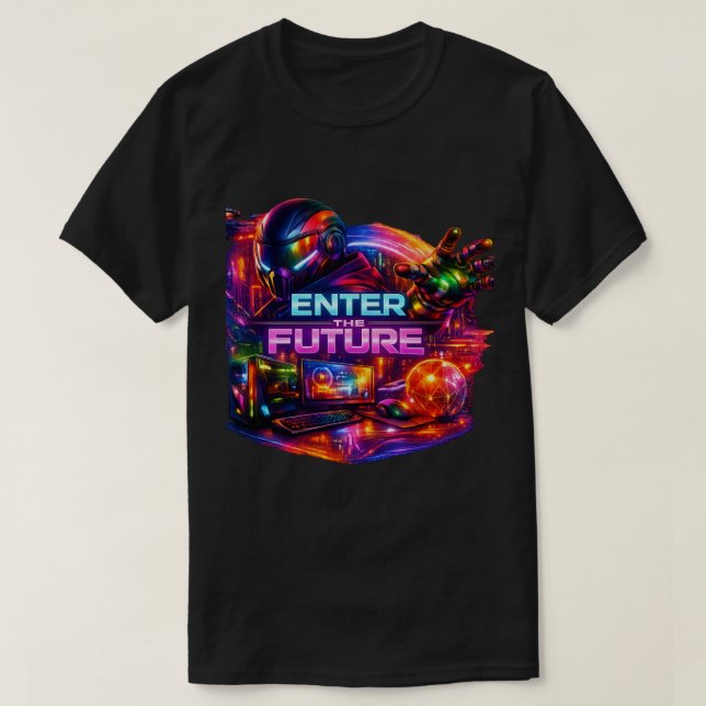 Tech Universe Herr T-shirt (Design framsida)