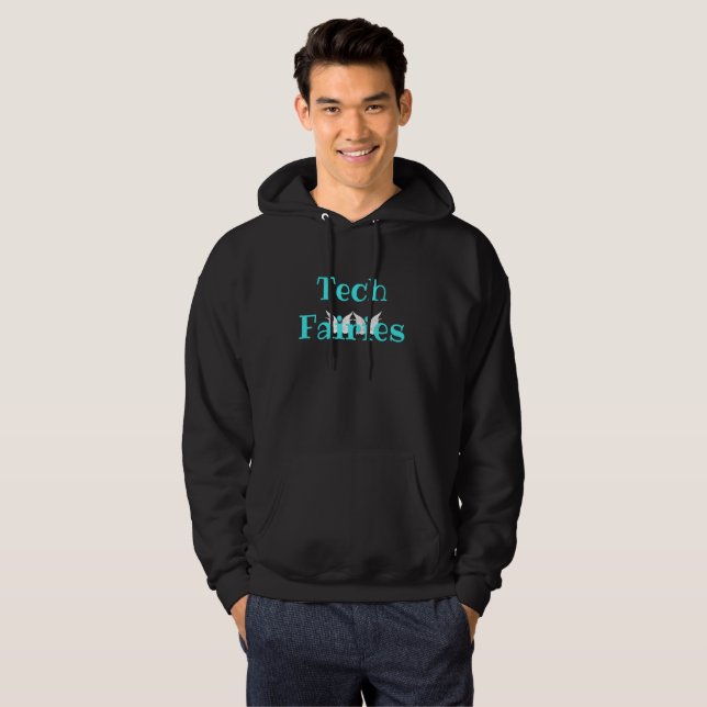 TechFairies Hoodietröja - manar storleksanpassar Hoodie (Hel framsida)