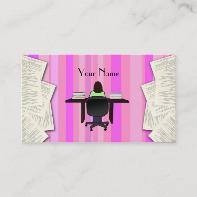 Techical författarevisitkort visitkort (Framsida)