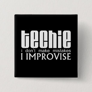 Techie improviserar knapp