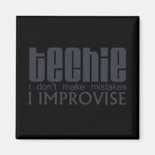 Techie improviserar magnet