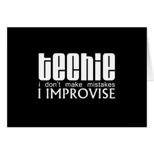 Techie improviserar OBS kort
