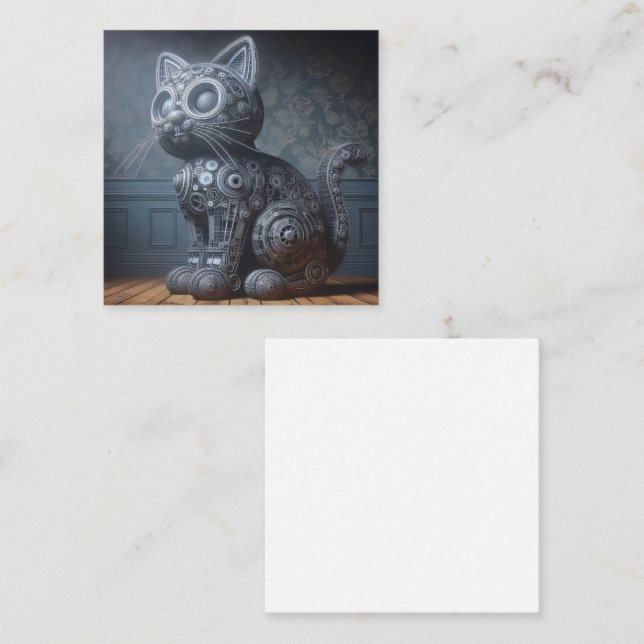 Techline Kitten Greeting Card Anteckningskort (Fram/baksida)