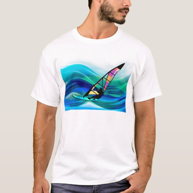 Technicolorsurfare i en Typhoon Tee (Framsida)