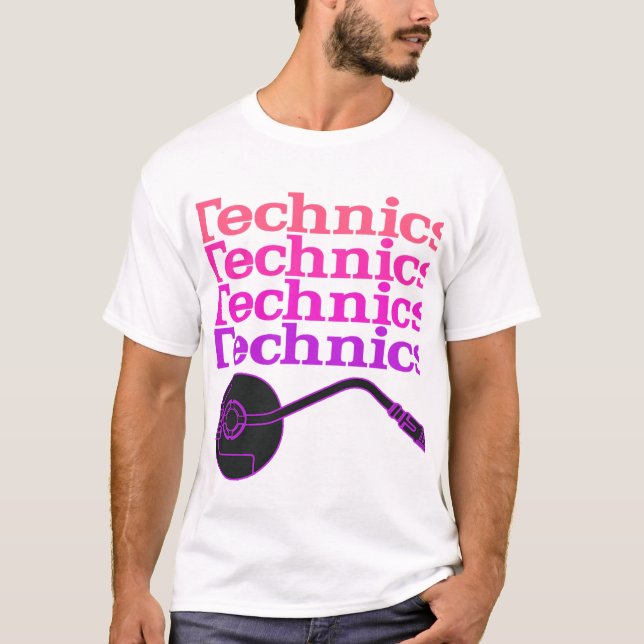 Technics 4 Färg Variant - DJ Tröja (Framsida)