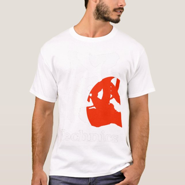 Technics Japanskt Logo Svart - DJ Tröja (Framsida)