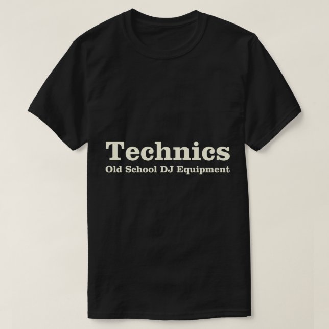 Technics Old school Essential T-Shirt (Design framsida)
