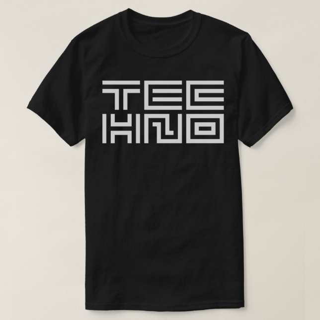 Techno 8 t shirt (Design framsida)