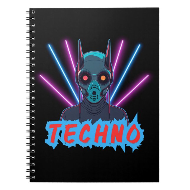 Techno Anteckningsbok (Framsidan)
