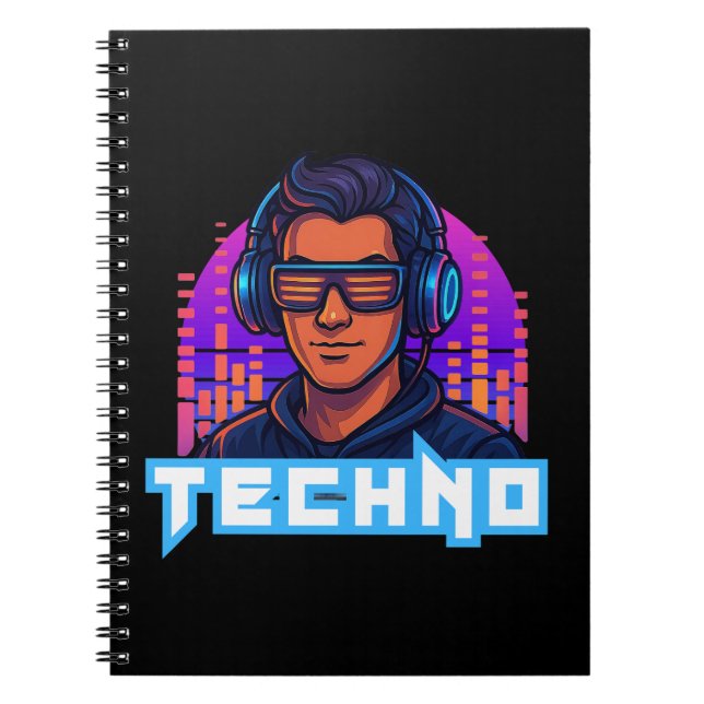 Techno Anteckningsbok (Framsidan)