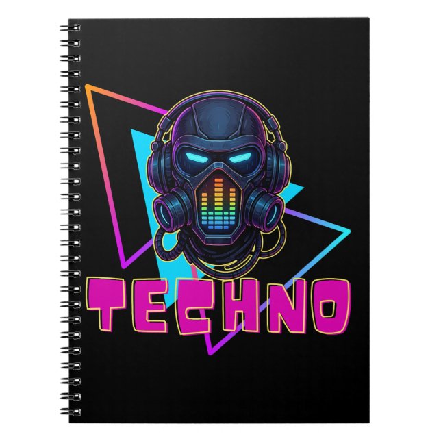 Techno Anteckningsbok (Framsidan)