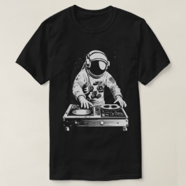 Techno Astronaut DJ Disco Electronic EDM Music T Shirt