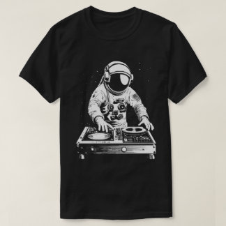 Techno Astronaut DJ Disco Electronic EDM Music T Shirt