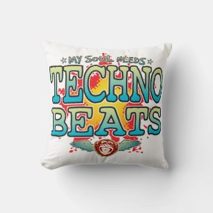 Techno Beats Soul Cushion Kudde
