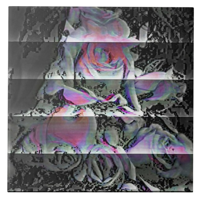Techno Bouquet Ceramic Tile Kakelplatta (Framsidan)