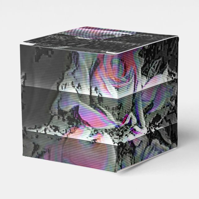 Techno Bouquet Favor Box Presentaskar (Framsidan Sidan)