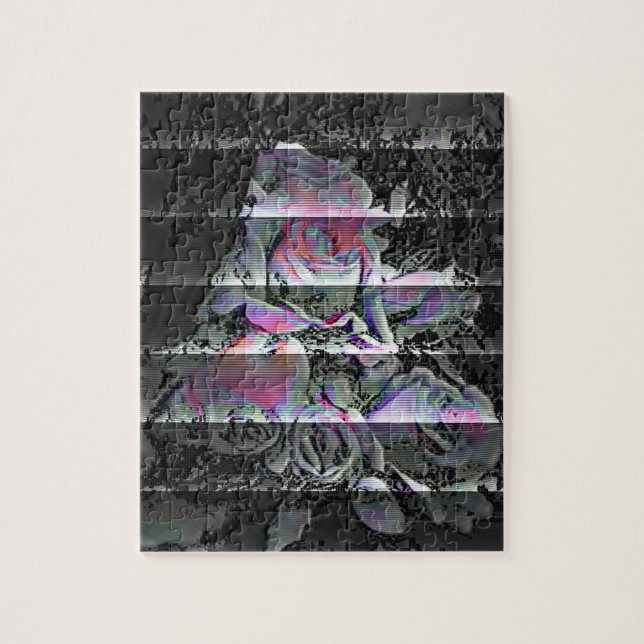 Techno Bouquet Jigszle Puzzle Pussel (Vertikal)
