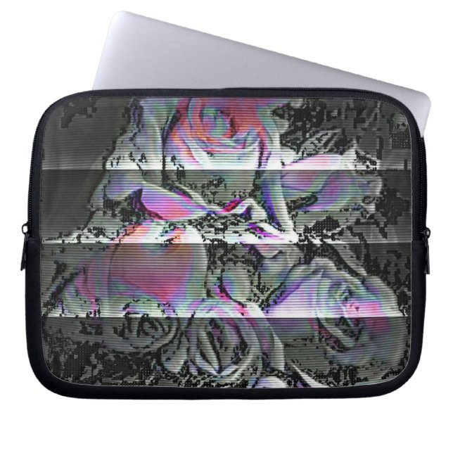 Techno Bouquet Laptop sleeve (Framsidan)