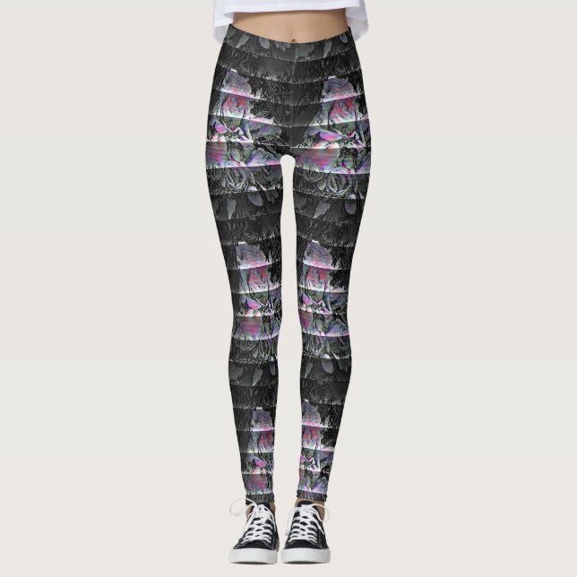 Techno Bouquet Leggings (Framsida)